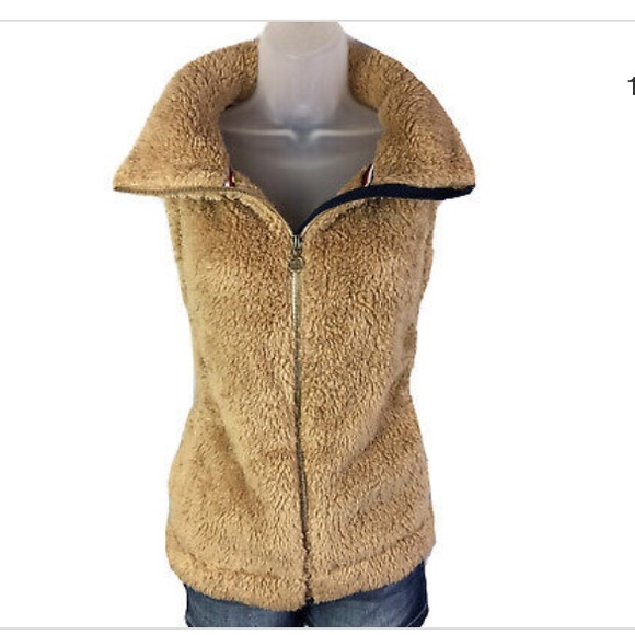 Tommy Hilfiger Tops - Black Tommy Hilfiger Sherpa vest